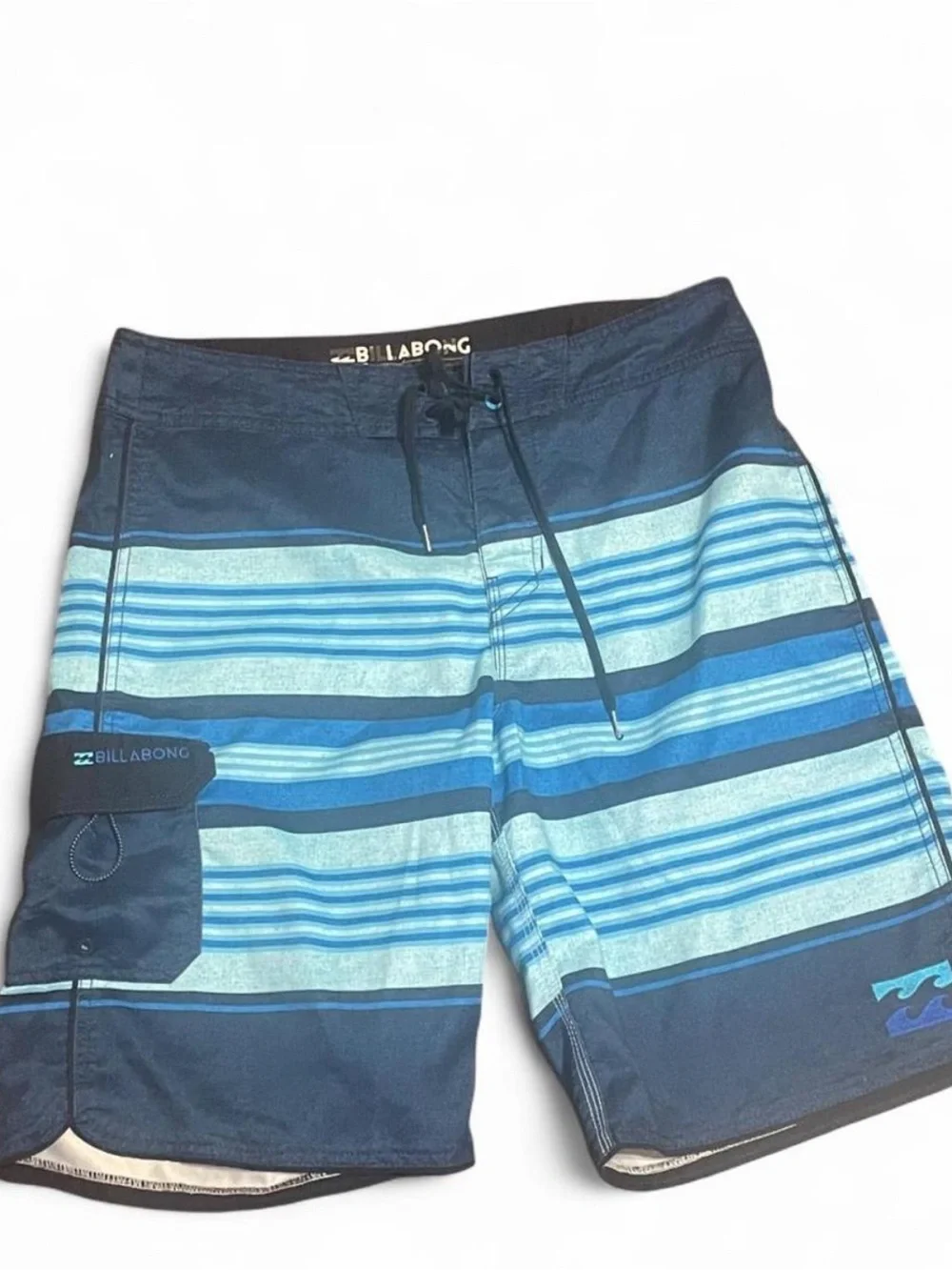 Billabong Blue Striped Board Shorts 🌊